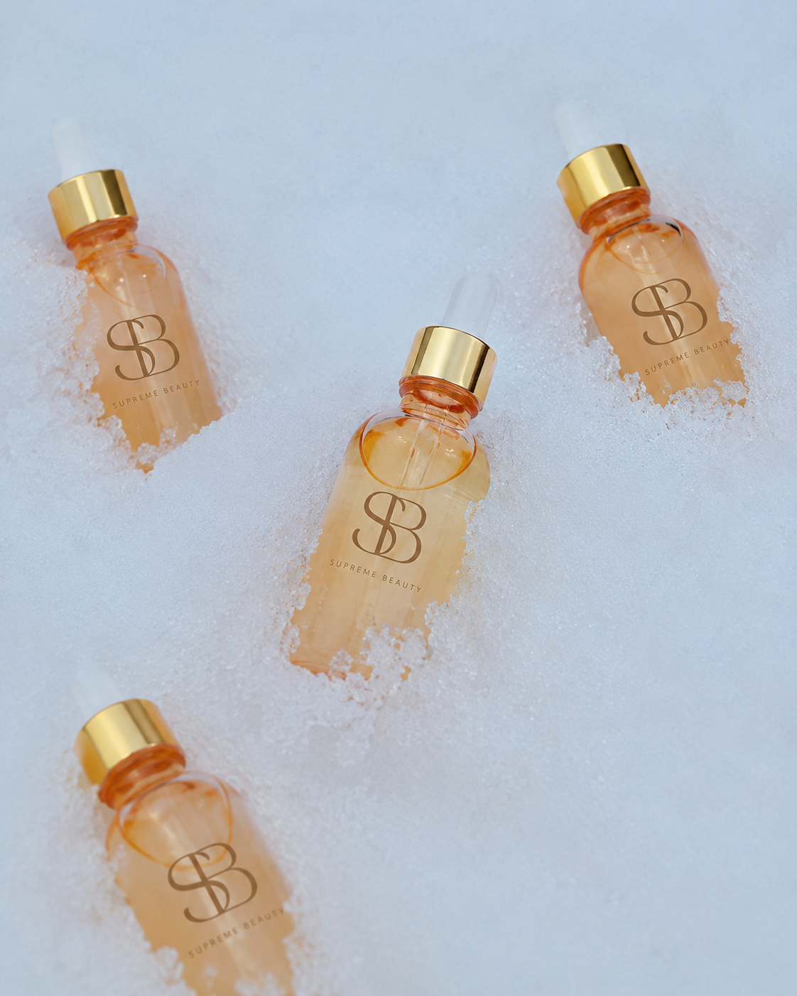 Supreme Beauty branded bottles